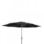 Parasol "Pisa" in black - ø300 made of polyester and aluminum