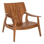 SESSEL MASSIVES TEAKHOLZ IN NATÜRLICHER FARBE 80x82x76Hcm
