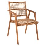 ARMCHAIR VAYA TEAK WOOD-SYNTHETIC ROPE IN NATURAL COLOR 54x59x84Hcm