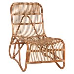 SESSEL BRONNY FÜR DEN AUSSENBEREICH RATTAN IN NATÜRLICH 60x82x92Hcm