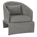 SESSEL GRAUER STOFF-METALLGESTELL 72x71x75Hcm