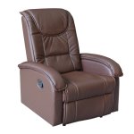 "Relax Me" sessel aus kunstleder mit massagefunktion in braun