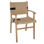 ARMCHAIR RUBBERWOOD AND ROPE 62,5x60x88Hcm