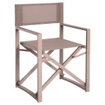Sessel Direktor Aluminium in CHAMPAGNER