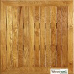Terrassentischplatte "TEAK" aus Holz 70x70cm