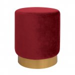 LEVY STONE MADE OF RED VELVET 35x42 cm.