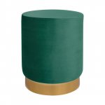 LEVY STONE MADE OF GREEN VELVET 35x42 cm.