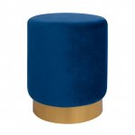 LEVY STONE MADE OF BLUE VELVET 35x42 cm.