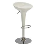 Barhocker Daisy mit edlem design in weiß