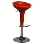 Barhocker Daisy mit edlem Design in rot