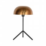 Table lamp Globe 31x31x53 cm Antique gold metal l Black metal