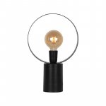 Table lamp Ray 26x10x40 cm black metal