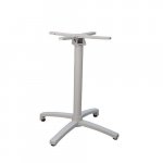 Outdoor Tischuntergestell "Cylus 4" aus Aluminium 72cm Höhe in Farbe Sand