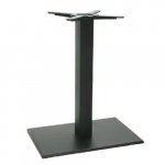 Tischuntergestell "Imperio" aus Gusseisen 72cm Höhe in Schwarz