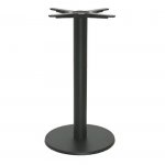 Tischuntergestell "Utah" aus Edelstahl 72cm Höhe in Schwarz