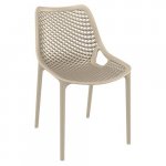 Stuhl "Air" aus Polypropylen in taupe