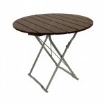 Hochwertiger klappbarer Biergarten-Tisch 90 cm x 75 cm