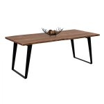 Tisch Alicia  aus massivem Akazienholz 200x95x78 cm | Baumstamm Möbel